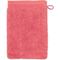 Möve Waschhandschuh Superwuschel 100% Premium Cotton Baumwolle, Walkfrottier (1-St), mit Biesenbordüre und praktischem Kordelaufhänger, einfarbig, weich
