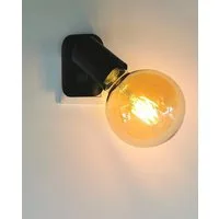 TRANGO LED Steckdosenleuchte, 11-059A LED Steckerleuchte inkl. 1x 4 Watt 2500K Gold warmweiß E27 LED Leuchtmittel in Schwarz matt *ANNA* Wandleuchte, Leselampe, Nachtlicht, Wandlampe, Küchenlampe, Steckerlampe