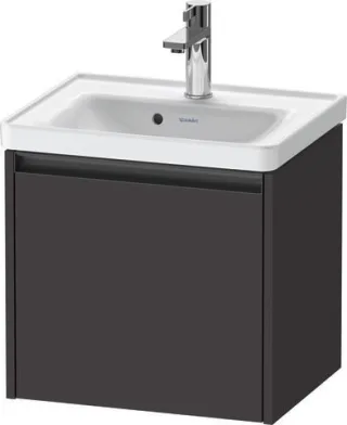 Duravit Ketho.2 Waschtischunterbau wandhängend Graphit Supermatt 484x375x440 mm - K25080080800000 K25080080800000
