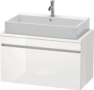 Duravit DuraStyle Konsolenwaschtischunterbau wandhängend Weiß Hochglanz 900x478x512 mm - DS530302222 DS530302222