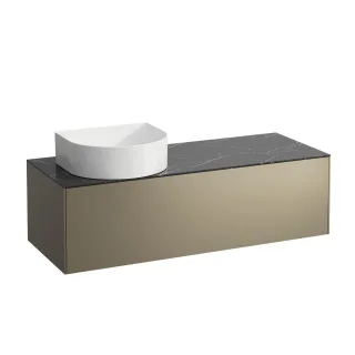 LAUFEN Waschtischunterschrank SONAR f.WT H812340/1/2/3 1 Schubl 1175x455 Ausschn li Titan? Marqu H4054220341421