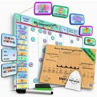 Kleinglück Magnettafel Belohnungstafel Magnettafel Kinder 40 x 32 cm
