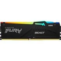 DIMM 32 GB DDR5-5200 , Arbeitsspeicher schwarz, KF552C40BBA-32, FURY Beast RGB, INTEL XMP