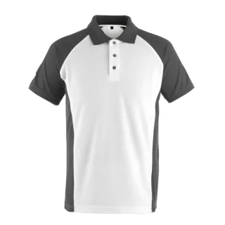 MASCOT Bottrop Polo-Shirt UNIQUE Weiß / Dunkelanthrazit M - 50569-961-0618-M