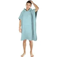 normani Badeponcho Badeponcho aus Bio-Baumwolle Sitra, Bio-Baumwolle, Kapuze, Schlupf, Strandponcho 90x105 cm aus 100 % Öko-Baumwolle mit Kapuze