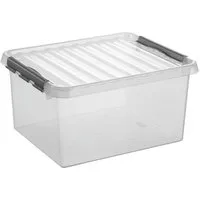 Sunware Archivcontainer Aufbewahrungsbox 36,0 l transparent 50,0 x 40,0 x 25,5 cm