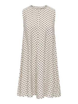 JDY - JDYTROYA BARBARA LIFE S/L DRESS WVN Pumice Stone - Gr. - XL