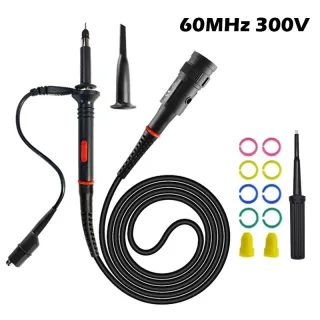 P2060 Oscilloscope Probe Kitfor ZT703S 702S 60MHz 1X 10X Mayitr High Precision Oscilloscope Multimeter Tester Probe Te