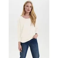 Saint Tropez Rundhalspullover A2561, MilaSZ R-Neck Viskosemischung, Casual fit