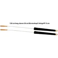 Muxel 2 x Ziegenhaar Heizkörperbürste - Die Bürste mit langem Bürstenkopf Reinigungstücher (Ziegenhaar, 5, Komplett für Ihre Heizung, 1-tlg., Lange flexible Bürste 120 cm lang, Wäschetrockner)