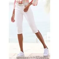 Beachtime by Lascana Caprihose in 3/4-Länge perfekt für den Sommer bequeme Sommerhose mit Elasthan
