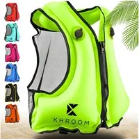 Khroom Schwimmweste aufblasbar Erwachsene für SUP, Kajak, Schnorcheln / Schnorchelweste, Keine Rettungsweste für Hochsee
