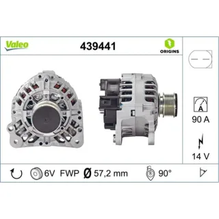 Valeo Generator  90A Audi Ford Seat Skoda VW 439441