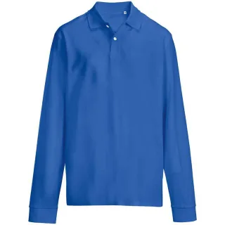 SOLS Unisex-Erwachsene Piqué-Langarm-Poloshirt (Königsblau)