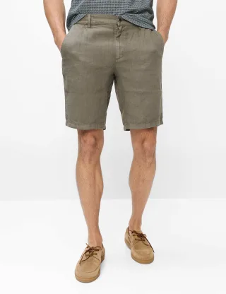 Brax Herren Bermuda Style BALU MOSS, dunkelgrün, Gr. 35
