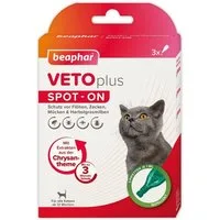 beaphar Zeckenschutzmittel VETOplus SPOT-ON für Katzen