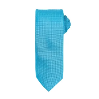 Premier Mens Micro Waffle Formal Work Krawatte (Türkis)