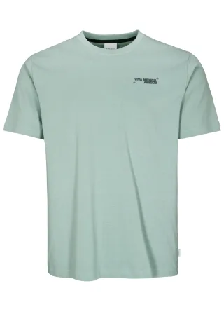 BASEFIELD - Rundhals T-Shirt 1/2 Arm pale sage - Gr. - M