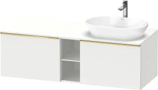 Duravit D-Neo Konsolenwaschtischunterbau wandhängend Weiß Matt 1400x550x459 mm - DE4950R34180000 DE4950R34180000