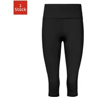 SNOCKS Sporthose Capri Sporthose (1-tlg) aus atmungsaktivem Material mit Schlüsselfach im Bund