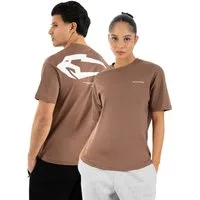 Smilodox T-Shirt Tane, T-Oberteil Unisex Oversize Shirt mit Backprint & Logo Rundhalsausschnitt, Brustlogo, Streetwear, Herren & Damen
