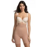 MAGIC Bodyfashion Panty Maxi Hi-Bermuda Silikonbesatz an der Oberseite verhindert ein Einrollen