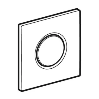 Geberit HyTouch Abdeckplatte Sigma01 242811211 für UR-Strg. pneumatisch, hgl. -verchromt