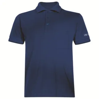 uvex Poloshirt basic blau XL - 8817012