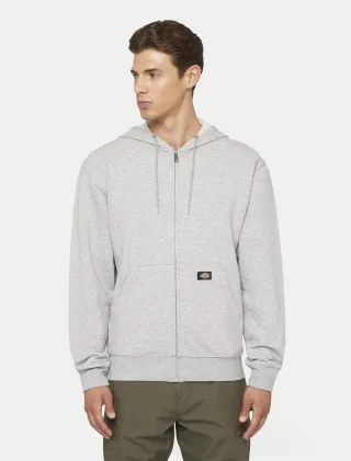 Dickies Sweatshirt MWG FUL ZIP FLC HOD REG GREY