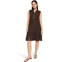 Cartoon Druckkleid Damen mit Stickerei