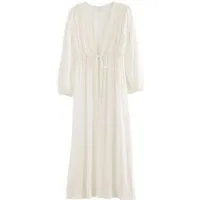 LIPSY Strandkleid Lipsy Maxi-Kimono mit Spitzenbesatz, Regular (1-tlg)