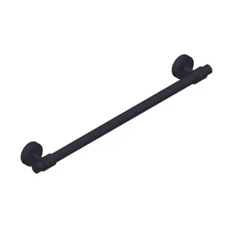 Giese Handtuchhalter 34065-14 mit Magnetbefestigung für Heizkörper, Länge 500 mm, schwarz matt