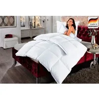 OTTO home Daunenbettdecke Köniz, Bettdecke 135x200 cm, 155x220 cm und weitere Größen, Füllung: 60% Daunen, 40% Federn, Bezug: 100% Baumwolle, Bettdecken, Sommer, Winter, Decke ist Made in Green zertifiziert