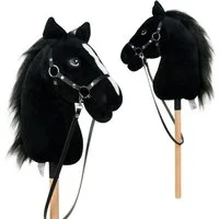 Pink Papaya Steckenpferd Hobby Horse - Steckenpferd mit Halfter/Trense, Hobbyhorse Stockpferd, wunderschöne Designs in je 2 Größen erhältlich