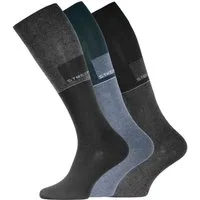 Cotton Prime® Kniestrümpfe aus Baumwolle mit Komfortbund (3-Paar)
