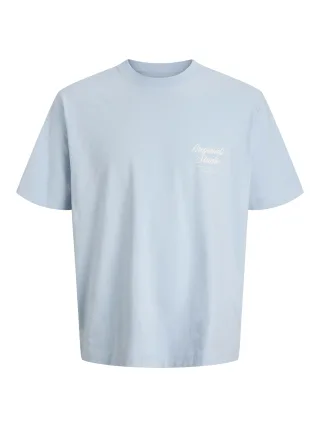 JACK&JONES - JORNORREBRO TYPO TEE SS CREW NECK SN JNR Skyway - Gr. - 176
