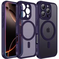 CoolGadget Handyhülle für Apple iPhone 16 Pro 6,3 Zoll, Kamera Schutz Hülle Silikon Hard Case Schutzhülle für Magsafe Zubehör