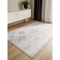 benuta Teppich George, rechteckig, Höhe: 5 mm, Vintage-Look, Kurzflor, Teppich Wohnzimmer, Schlafzimmer, Waschbar
