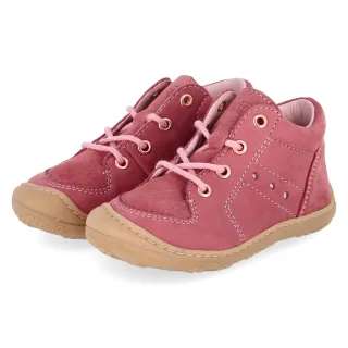 Pepino Schnürschuhe REMY  Rosa - Gr. 18 -  Echt Leder