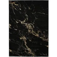 Kayoom Teppich Mineral 425, rechteckig, Höhe: 12 mm, Kurzflor, Hoch Tief Struktur, Wohnzimmer