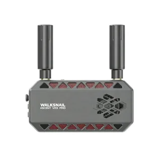 CADDX Walksnail Ascent VRX Pro 5.8GHz FPV VRX Receiver 1080p/120fps 8km Range Dual 2.8dBi Antennas UVC Output for FPV Dr