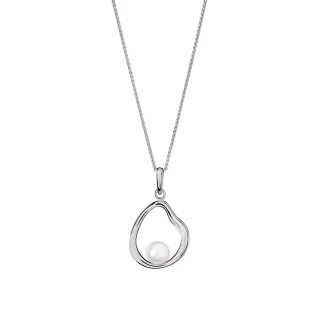 Orphelia 'Baptiste' Damenkette mit Anhänger aus 925er Sterlingsilber – Silber ZH-7507