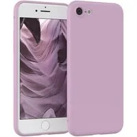 EAZY CASE Handyhülle für Apple iPhone SE 2022/2020 iPhone 8/7 Hülle Silikon 4,7 Zoll, Hülle mit Kameraschutz handycover Soft Smart Slimcover Lila / Flieder