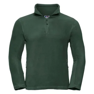 Russell Herren 1/4 Zip Outdoor Fleece Top (Flaschengrün)