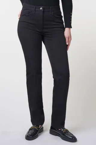 Kora Sporty Bi-Stretch Gerade Jeans | Schwarz