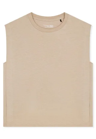 SCHIESSER - T-Shirt Rundhals mocha - Gr. - 38