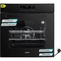 KB Elements Einbaubackofen 15 x Funktionen, Airfryer Funktion, Full Touch Display, AQUA CLEAN, mit 2-fach-Teleskopauszug, Air Fry, AQUA CLEAN,Full Touch,EEK A+