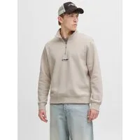 Jack & Jones Sweatshirt JJESOHO SWEAT QUARTER ZIP HN NOOS Baumwollmischung, relaxed fit