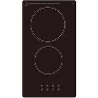 PKM Doppelkochplatte EB-DCF-2X Doppelkochplatte 9 Heizstufen Kindersicherung Timer, Sensor Touch Control