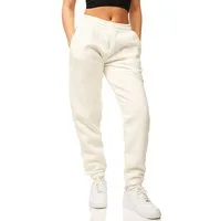 DAILY COTTON Jogginghose im Straight-Fit als Lange Trainingshose Sweatpants Damen Freizeithose mit Bündchen aus Baumwolle
